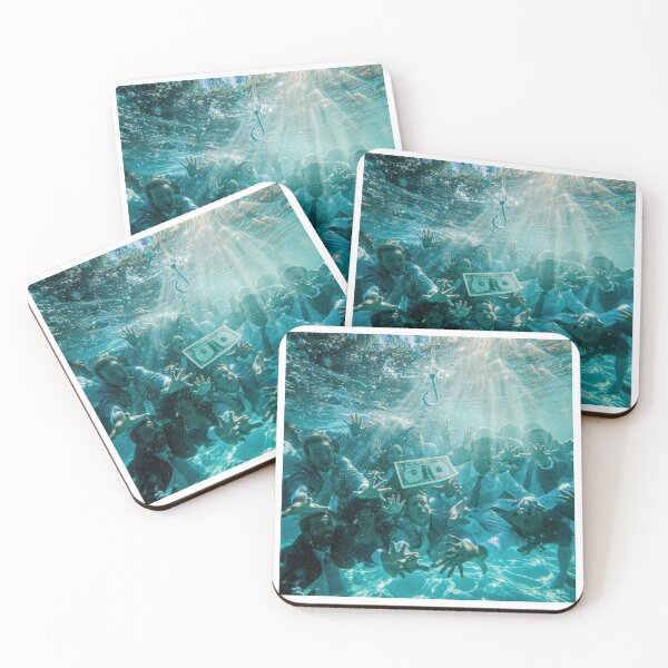 Item preview, Money Bait People – Underwater Temptation Surreal Art designed and sold by TheLordsofD.