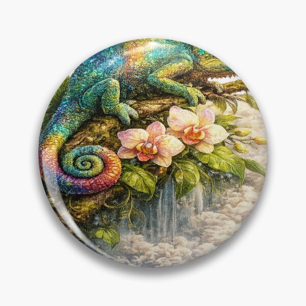 Item preview, Colorful Chameleon designed and sold by creativezoneco.