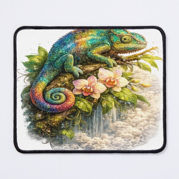 Item preview, Colorful Chameleon designed and sold by creativezoneco.