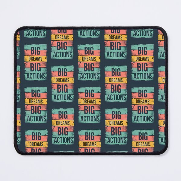 Item preview, Big Dreams Big Actions - Motivational Vintage Quote Design designed and sold by Raloel Art.