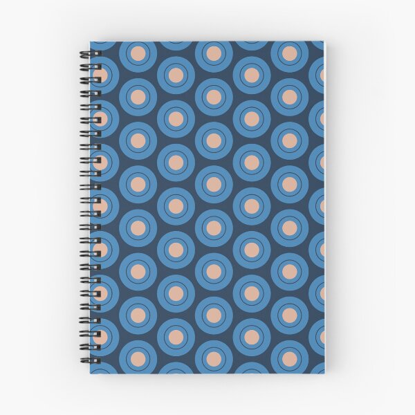 Item preview, Blue circles with dusty rose accents designed and sold by Chantal creates.