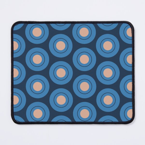 Item preview, Blue circles with dusty rose accents designed and sold by Chantal creates.