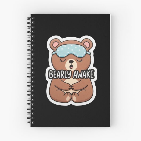 Item preview, Cute Sleepy Brown Bear Wearing Mask designed and sold by Owcomm.