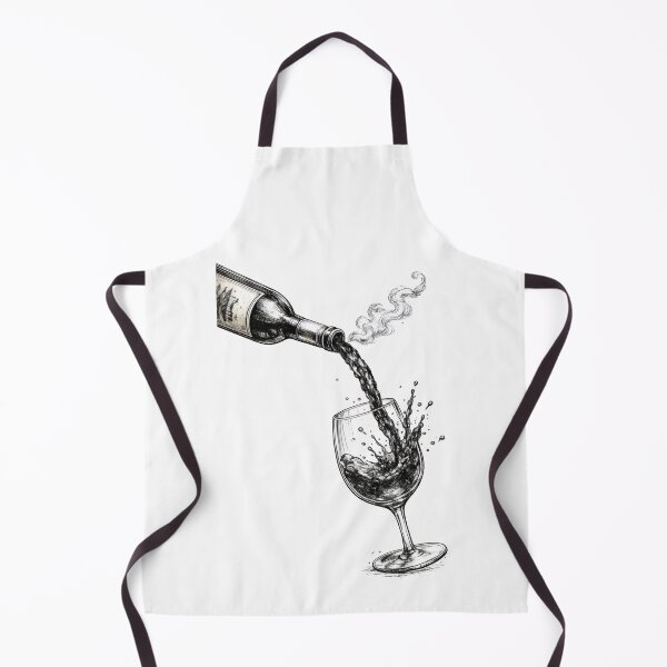 Item preview, intage Wine Pour Illustration designed and sold by NucciCollective.