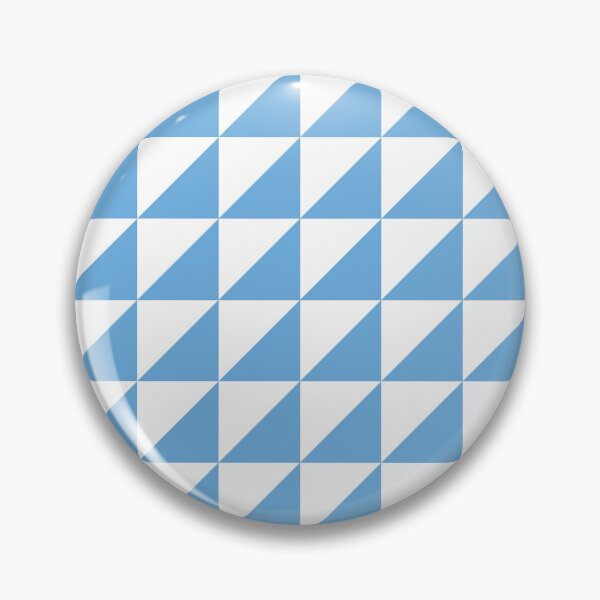 Item preview, White And Sky Blue Triangle Mosaic Pattern designed and sold by pattern-archive.