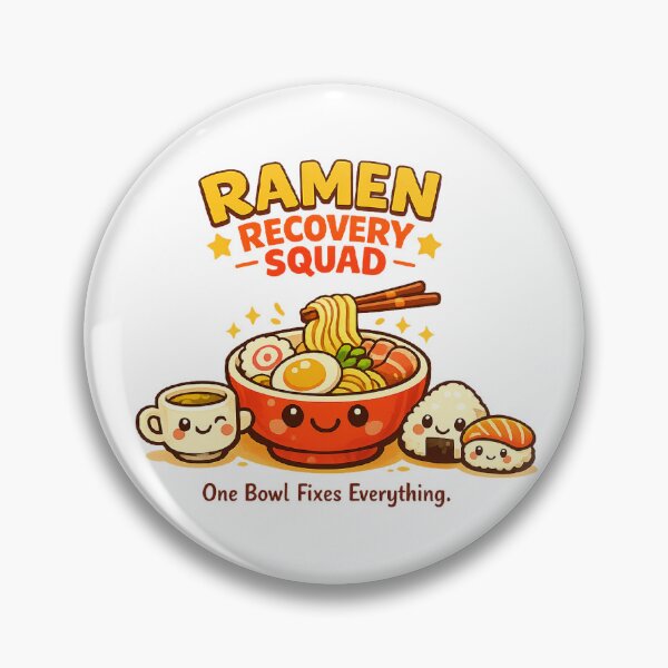 Item preview, Ramen Recovery Squad – Kawaii Comfort Food Design 1 designed and sold by Ripoubsb.