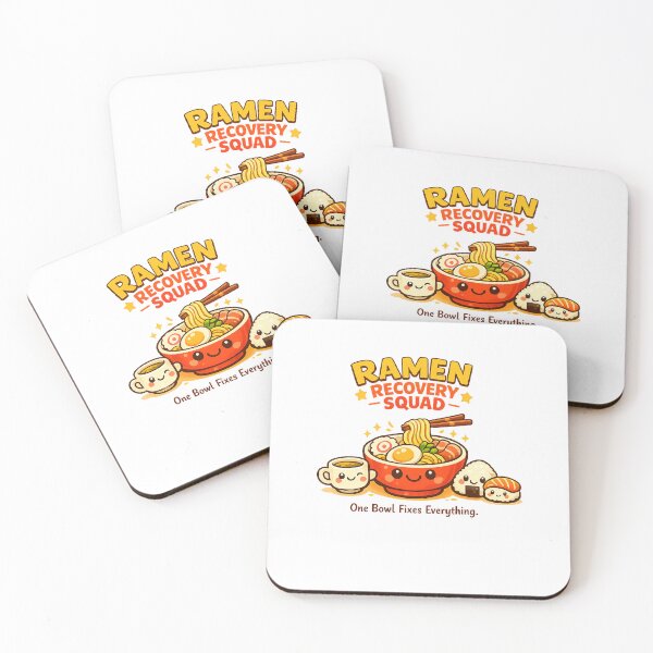 Item preview, Ramen Recovery Squad – Kawaii Comfort Food Design 1 designed and sold by Ripoubsb.