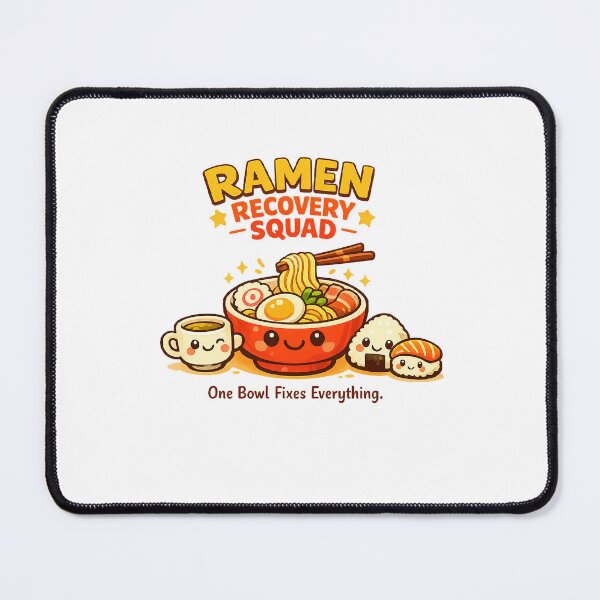 Item preview, Ramen Recovery Squad – Kawaii Comfort Food Design 1 designed and sold by Ripoubsb.