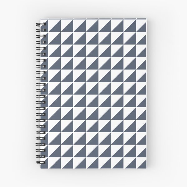 Item preview, White And Slate Triangle Mosaic Pattern designed and sold by pattern-archive.