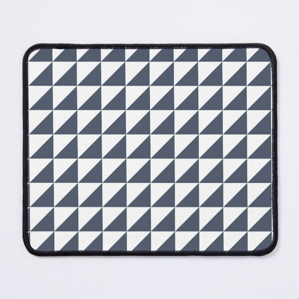 Item preview, White And Slate Triangle Mosaic Pattern designed and sold by pattern-archive.