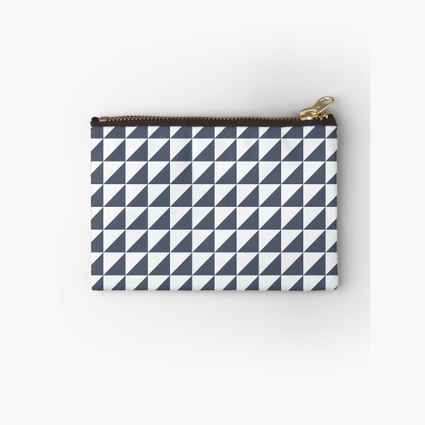 Item preview, White And Slate Triangle Mosaic Pattern designed and sold by pattern-archive.