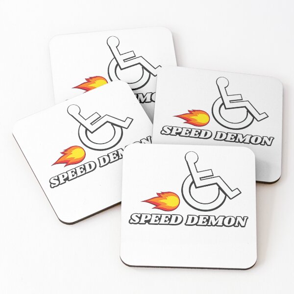 Item preview, Humor divertido sobre la discapacidad en silla de ruedas, como el de Speed Demon. designed and sold by ttuniques.