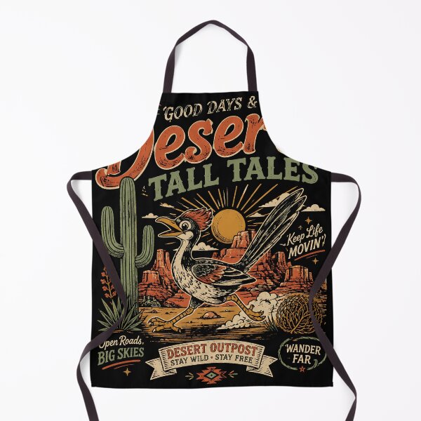 Item preview, Retro Desert Roadrunner Tall Tales designed and sold by JasKei-Designs.