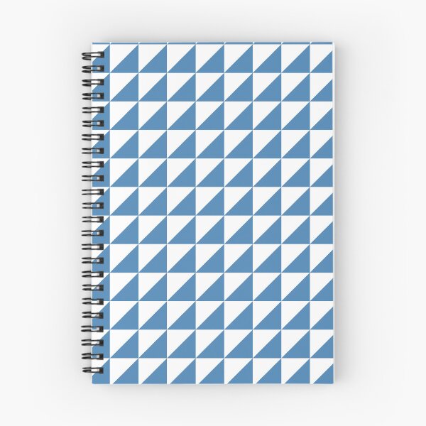 Item preview, White And Steel Blue Triangle Mosaic Pattern designed and sold by pattern-archive.
