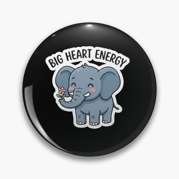 Item preview, Cute Baby Elephant Big Heart Energy designed and sold by Owcomm.
