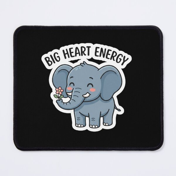 Item preview, Cute Baby Elephant Big Heart Energy designed and sold by Owcomm.