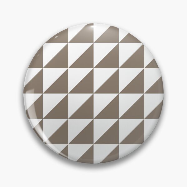Item preview, White And Taupe Triangle Mosaic Pattern designed and sold by pattern-archive.