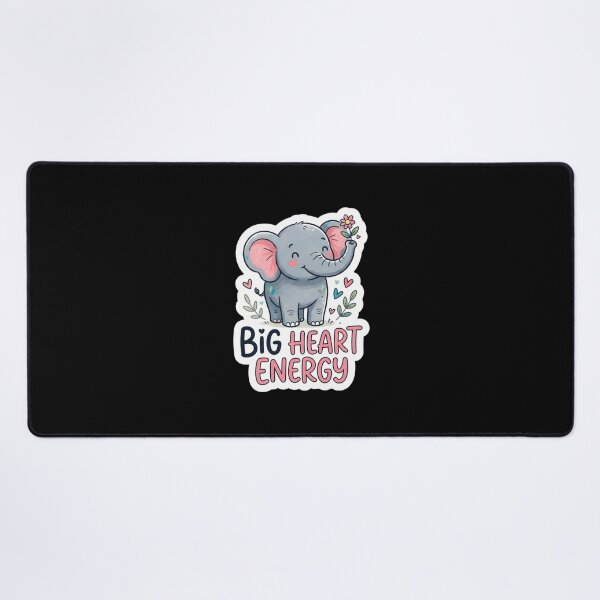 Item preview, Cute Little Elephant Big Heart Energy designed and sold by Owcomm.