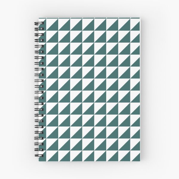 Item preview, White And Teal Triangle Mosaic Pattern designed and sold by pattern-archive.