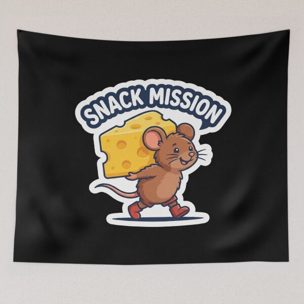Item preview, Cute Little Mouse On Snack Mission designed and sold by Owcomm.