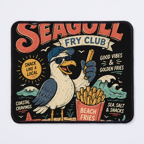 Item preview, Salty Seagull Beach Fry Club designed and sold by JasKei-Designs.