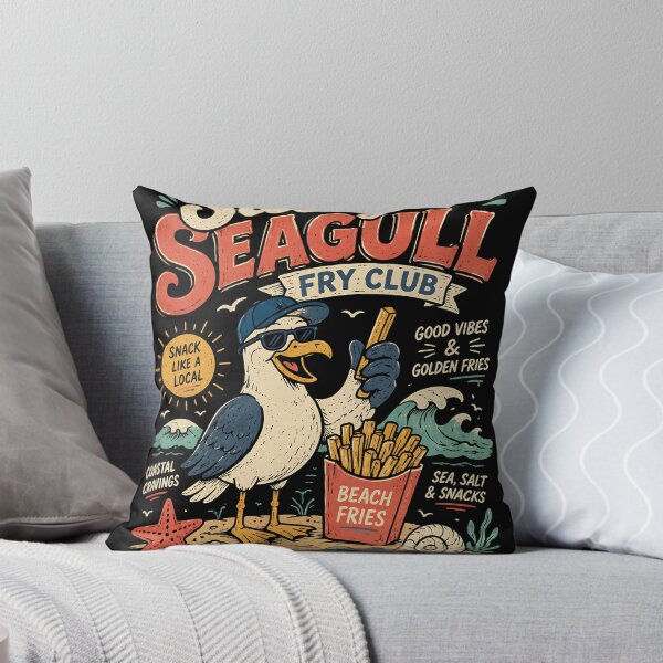Item preview, Salty Seagull Beach Fry Club designed and sold by JasKei-Designs.