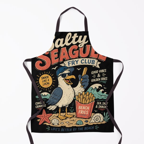 Item preview, Salty Seagull Beach Fry Club designed and sold by JasKei-Designs.