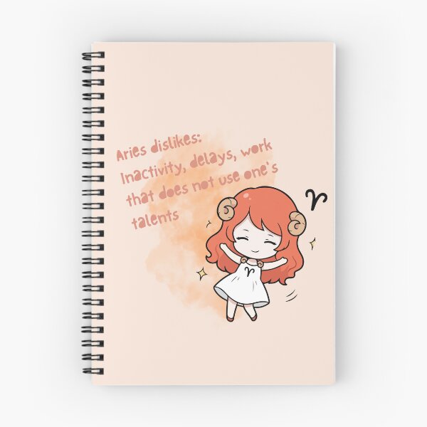 Item preview, "Aries dislikes: Inactivity, delays, work that does not use one's talents" Zodiac Gift designed and sold by JaymeOctober.