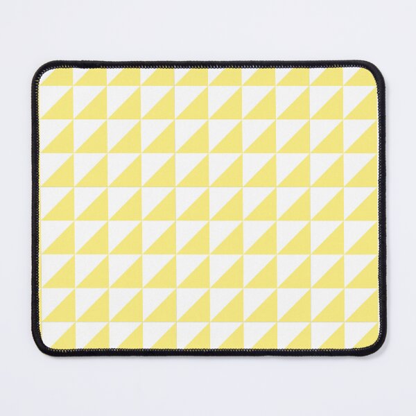 Item preview, White And Yellow Triangle Mosaic Pattern designed and sold by pattern-archive.