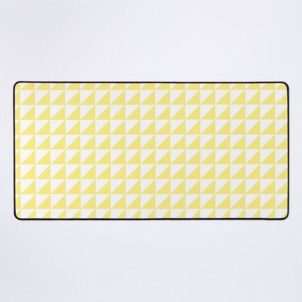 Item preview, White And Yellow Triangle Mosaic Pattern designed and sold by pattern-archive.