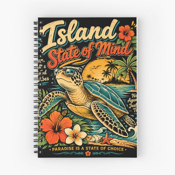 Item preview, Island State of Mind Sea Turtle designed and sold by JasKei-Designs.