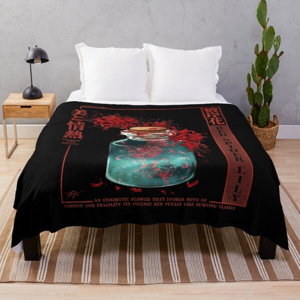 Item preview, japanese red spider lily in anime jar designed and sold by Otakuniverse.
