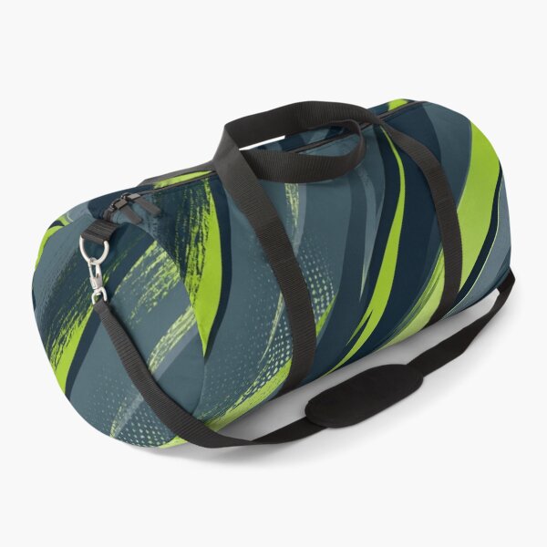 Item preview, Neon Green Abstract Cyberpunk Racing Stripes Graphic Art designed and sold by SnazzyStudio1 .