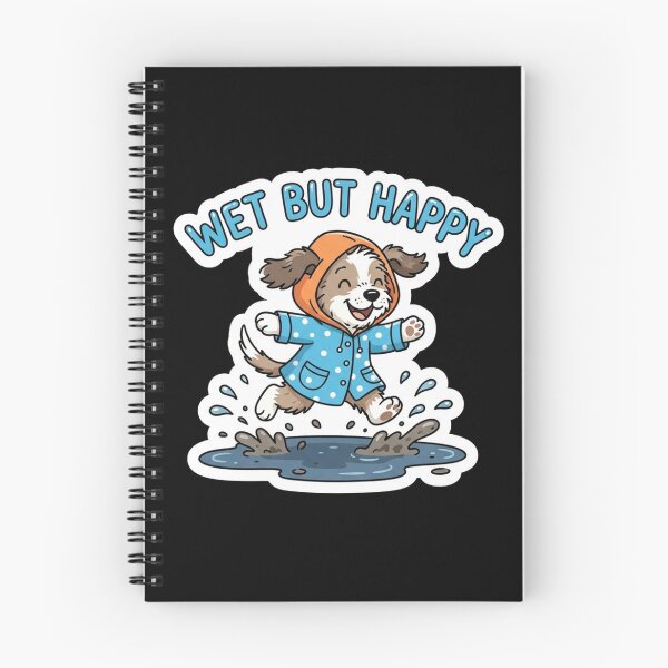 Item preview, Cute Puppy Playing In The Rain designed and sold by Owcomm.