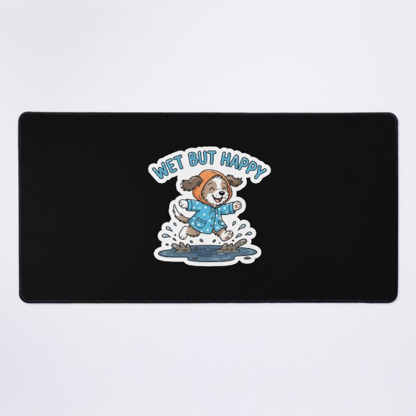 Item preview, Cute Puppy Playing In The Rain designed and sold by Owcomm.
