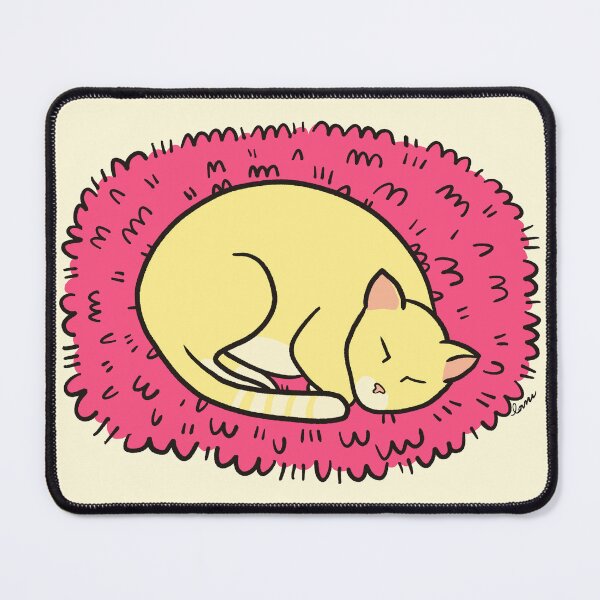 Item preview, Cat Nap, Pink Shag Carpet designed and sold by cozypersimmon.