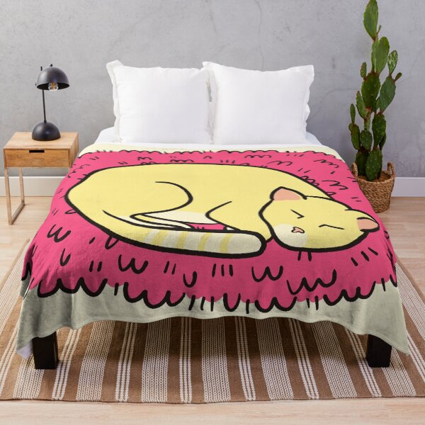 Item preview, Cat Nap, Pink Shag Carpet designed and sold by cozypersimmon.