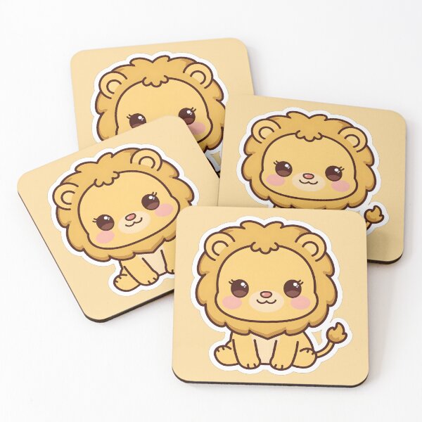 Item preview, cute lion designed and sold by MMateka.