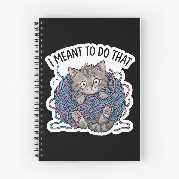 Item preview, Funny Cute Kitten Tangled In Yarn designed and sold by Owcomm.