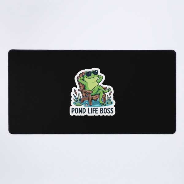 Item preview, Cool Frog Relaxing in Pond Chair designed and sold by Owcomm.