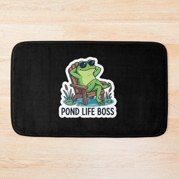 Item preview, Cool Frog Relaxing in Pond Chair designed and sold by Owcomm.