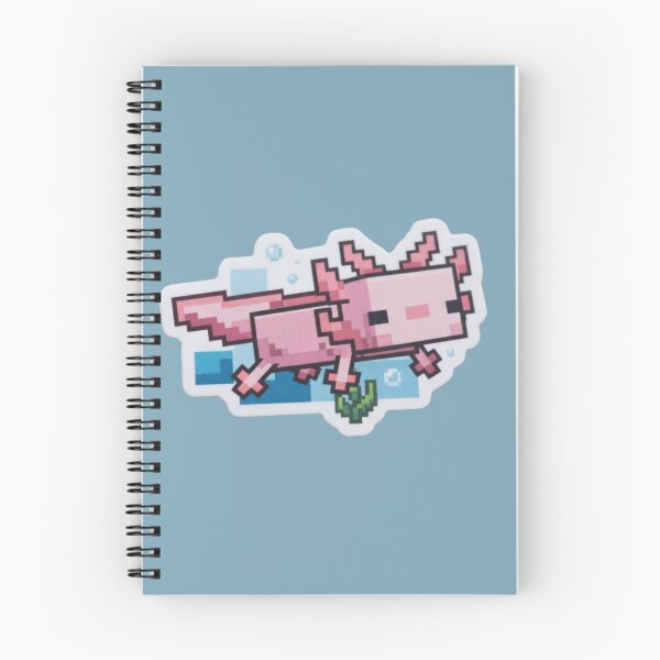 Item preview, Axolotl Pixel Art Pink Gamer Style designed and sold by Purpleclomb.
