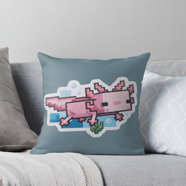 Item preview, Axolotl Pixel Art Pink Gamer Style designed and sold by Purpleclomb.