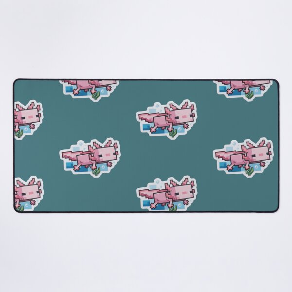 Item preview, Axolotl Pixel Art Pink Gamer Style designed and sold by Purpleclomb.