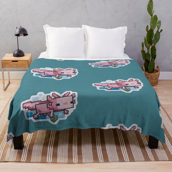 Item preview, Axolotl Pixel Art Pink Gamer Style designed and sold by Purpleclomb.