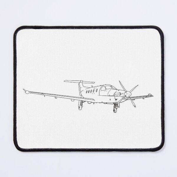 Item preview, Pilatus PC-12 Airplane Sketch designed and sold by skye-studio.