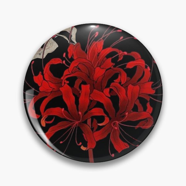 Item preview, red spider lily in tokyo harajuku vaporwave aesthetic designed and sold by Otakuniverse.