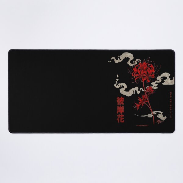 Item preview, red spider lily in tokyo harajuku vaporwave aesthetic designed and sold by Otakuniverse.