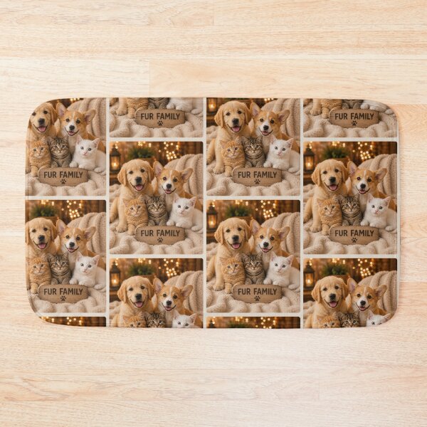 Item preview, Fur Family Puppies and Kittens Portrait designed and sold by BagFactoryUK.