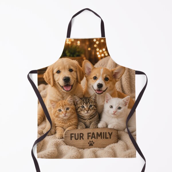 Item preview, Fur Family Puppies and Kittens Portrait designed and sold by BagFactoryUK.